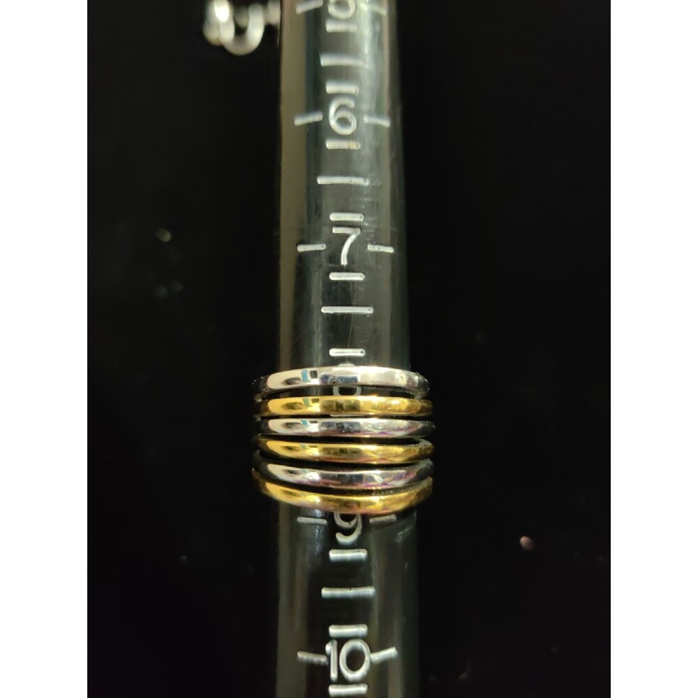 Silver and Gold Ring
